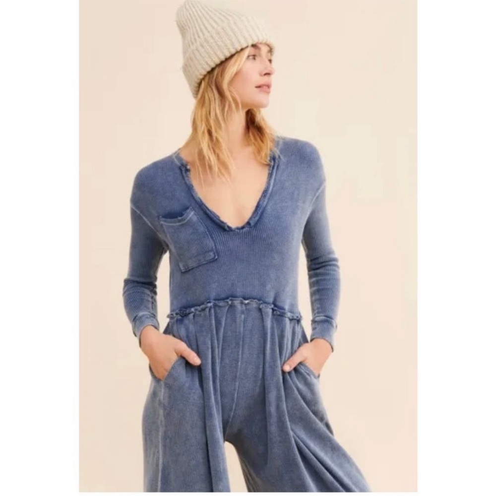 Free People Intimately Do Not Disturb Jumpsuit Sz S - Picture 5 of 9